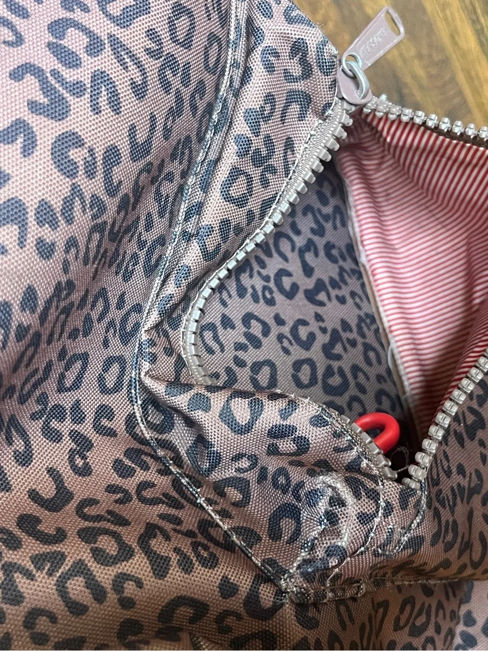 Herschel Leopard Print Backpack — brown & black